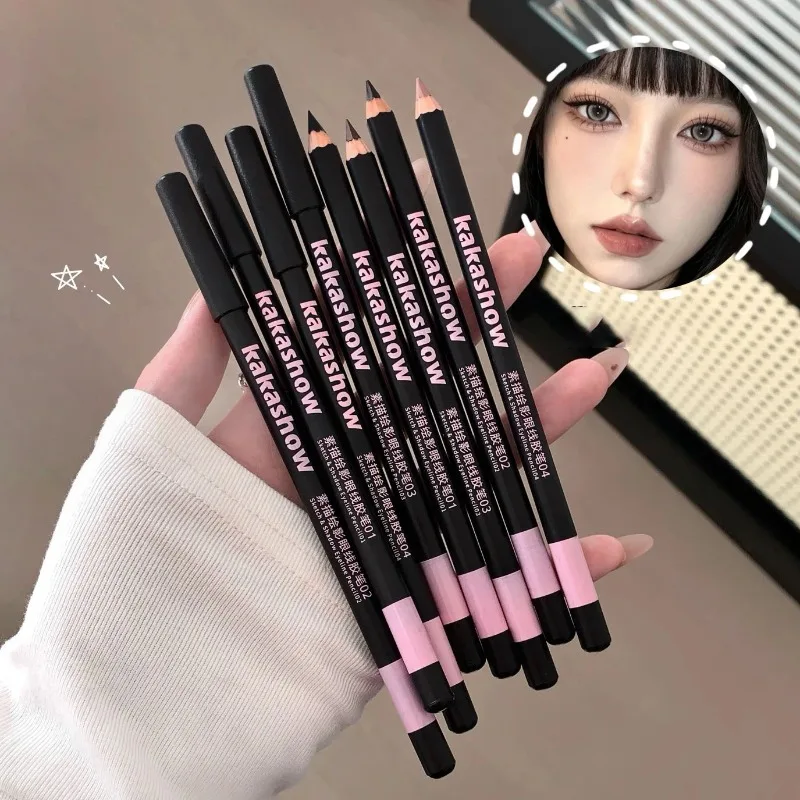 4-Farben-Gel-Eyeliner Aegyo Sal Stift Nude Pink Lying Silkworm Langanhaltender Natürlicher Unterer Wimpernkranz Augen-Make-up Highlighter-Stift – Detail 2