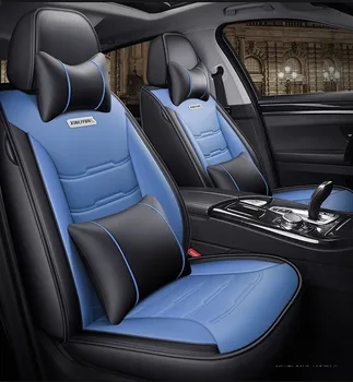 Uniwersalne skórzane nakrycie na siedzenie samochodowe dla skody wszystkie modele Fabia Octavia Rapid Superb Kodiaq Yeti akcesoria samochodowe