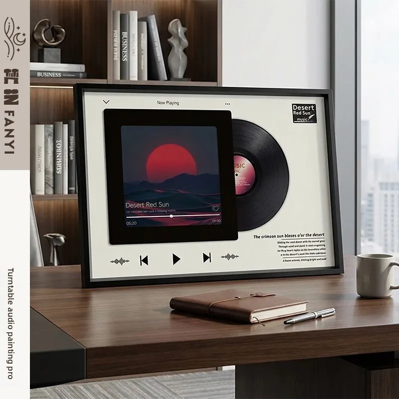 Vinyl rotating audio painting modern simple ornament jewelry home decoration gift selection