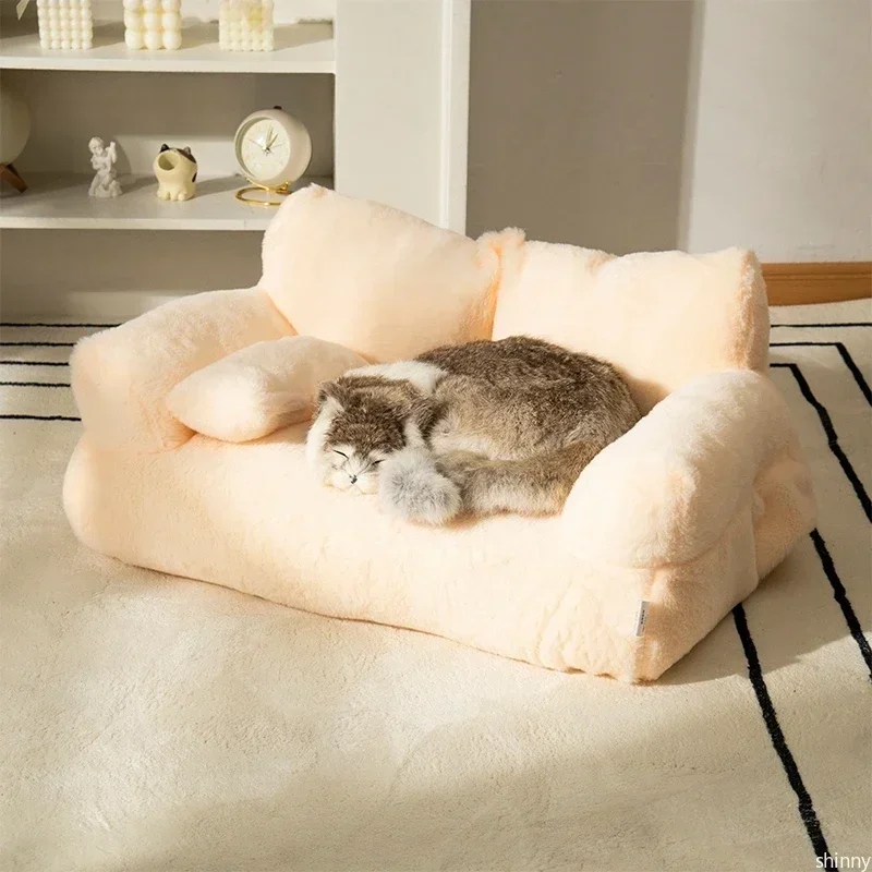 Cat Bed Sofa Warm Super Soft Pet Sleeping Cushion Pet Bed for Small Medium Dogs Cats Bed Puppy Kitten Bed Sleeping Supplies