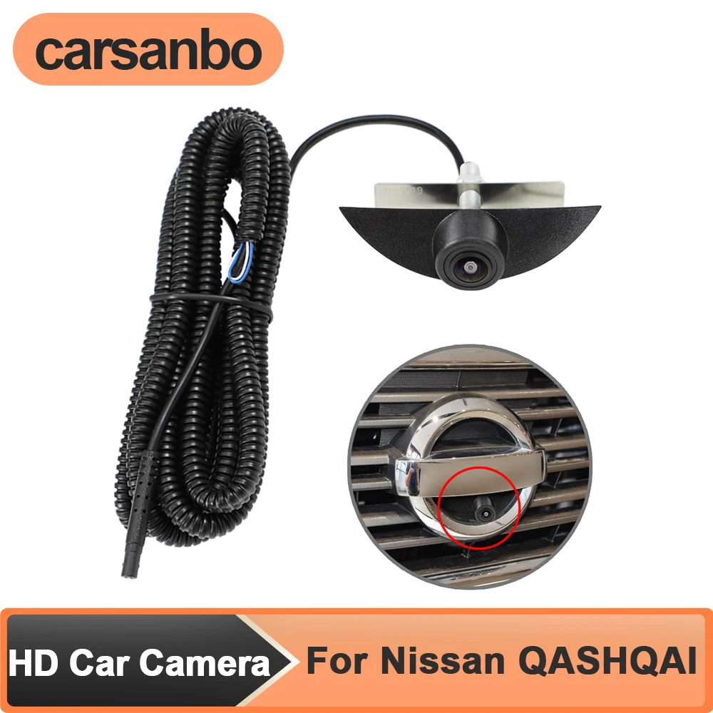 

Carsanbo HD 150° Car Front View LOGO Camera for Nissan QASHQAI Night Vision OEM Vehicle Front Logo Camera for Car Waterproof