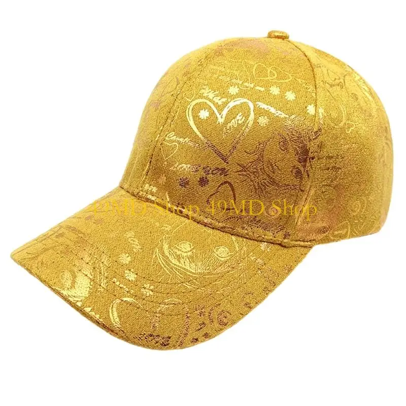 49MD Polyester Hard Top Baseball Cap Doodles Adjustable Strap Sun