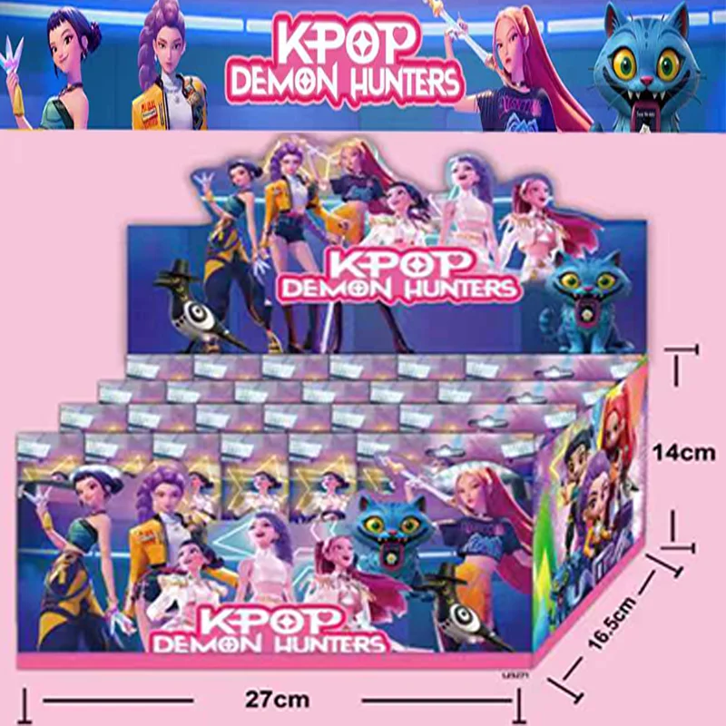 24-teiliges Kpop Devil Hunter Actionfiguren-Set Derpy Tiger Rumi Mira Zoey Sussy Dolls Sammlerstück Fan-Geschenke