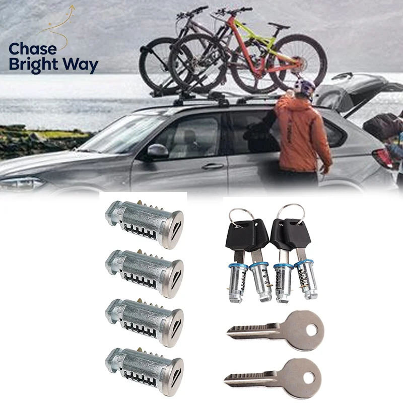 Roof Rack Locks And Keys Lock Core Parts Lock Cylinder Kits For Car Rack System Roof Luggage Rack Accessories