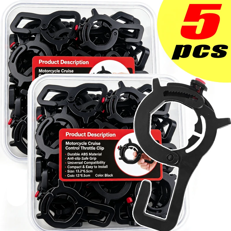 Universal Long Ride Throttle Stabilizer Cruise Control Lock for Motorcycle E Bike Scooter Cruise Aid Throttle Assist 1/2/5pcs