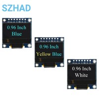 0.96 Inch IIC SPI Serial 7Pin White/Blue/Yellow Blue/Yellow OLED Display Module SSD1306 12864 LCD Screen Board  for Arduino