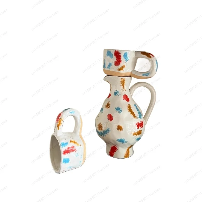 

Hand painted art high-end ceramic vase Nordic home living room decoration