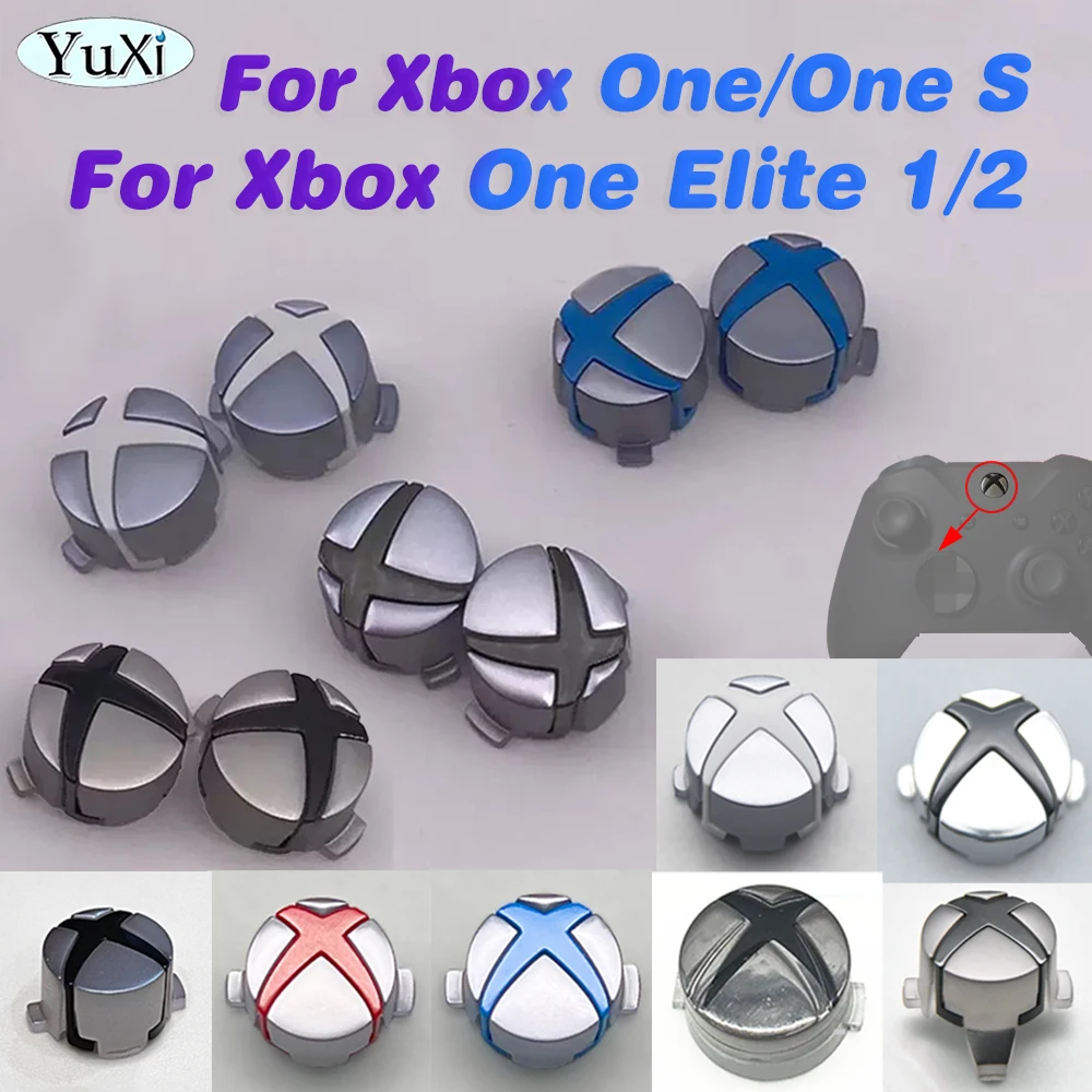 

1Pc Home Button Key For Xbox One Slim S Elite 1 2 Controller Start Return Back Switch Light Power Guide Logo Keypad Accessories