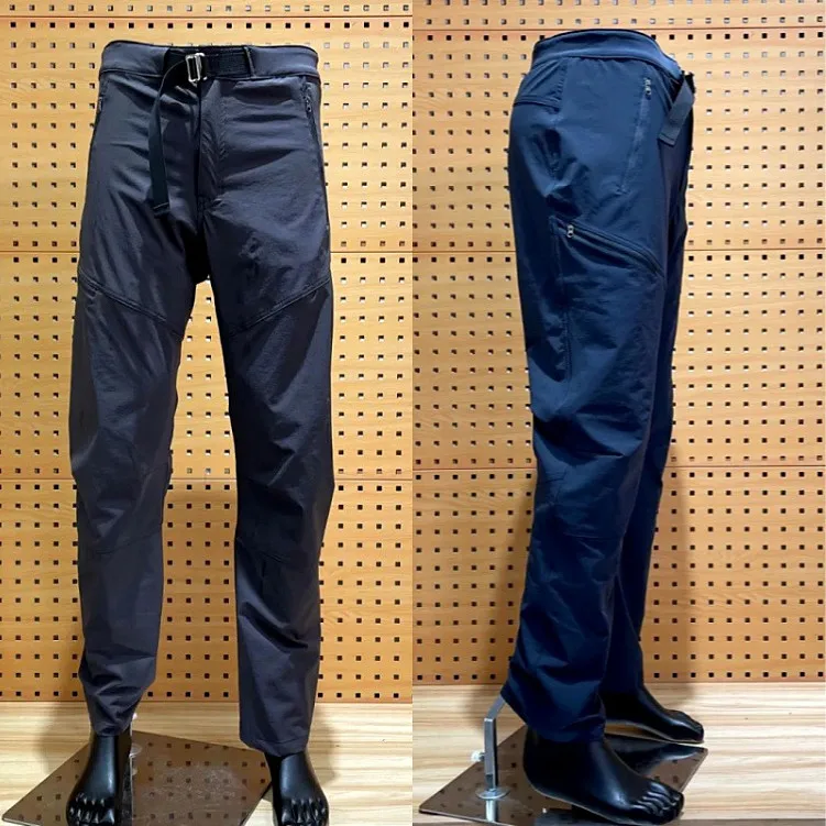 

Lightweight Outdoor Men's Casual Pants Breathable Waterproof Elastic Waist Stereo Tailoring Long Trousers Fashion Urban Style