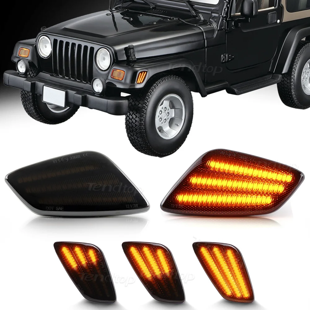 

2 шт., задние габаритные огни для Jeep 1997-2006 Wrangler TJ