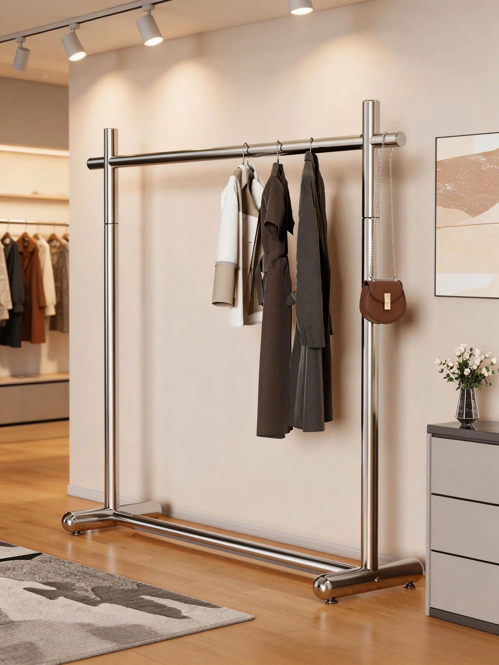 porte-manteau-de-luxe-en-acier-inoxydable-pour-magasin-de-vetements-mobile-sur-pied-a-double-tringle-sechoir-a-vetements-au-design-epure