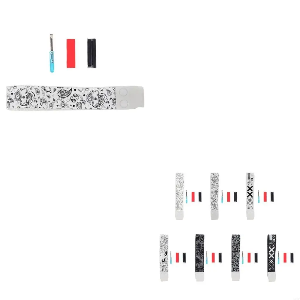 462E Stylish Keyboard Strap Ribbon Adhesive Strap with Multiple Pattern Option