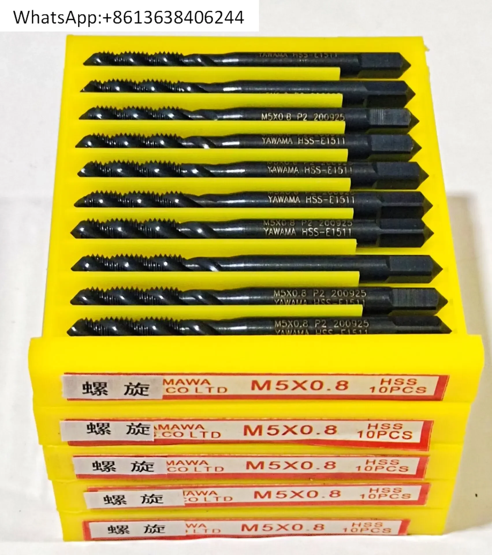 10PCS Spiral tap, screw tip tap, machine tap, nitride spiral