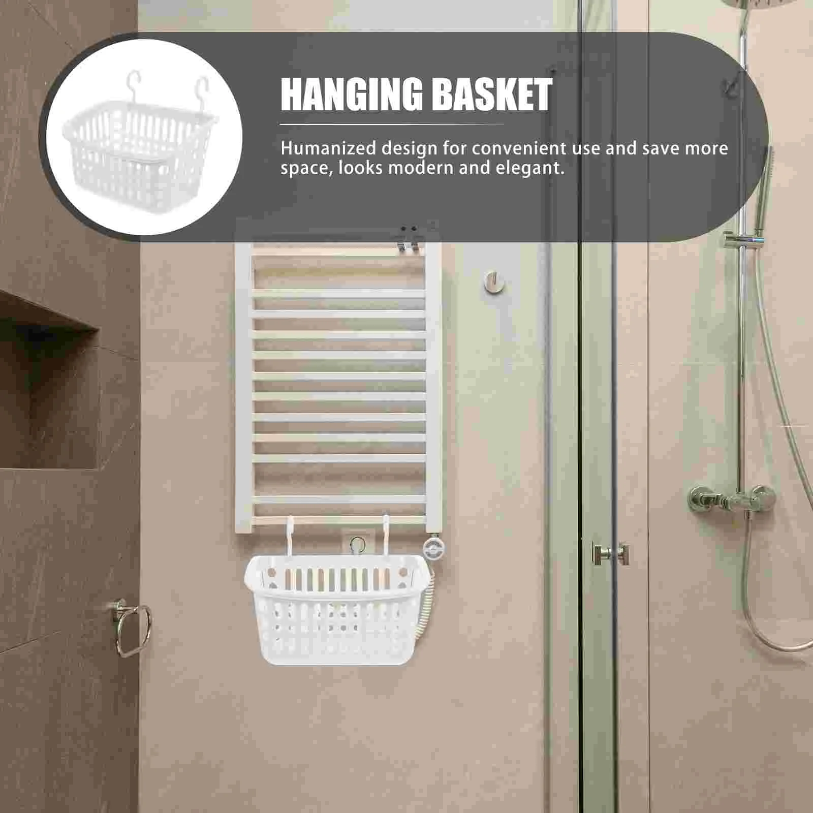 

3 Pcs Storage Hanging Basket Baby Trash Bin Kitchen Pp Bins Bathroom Supplies