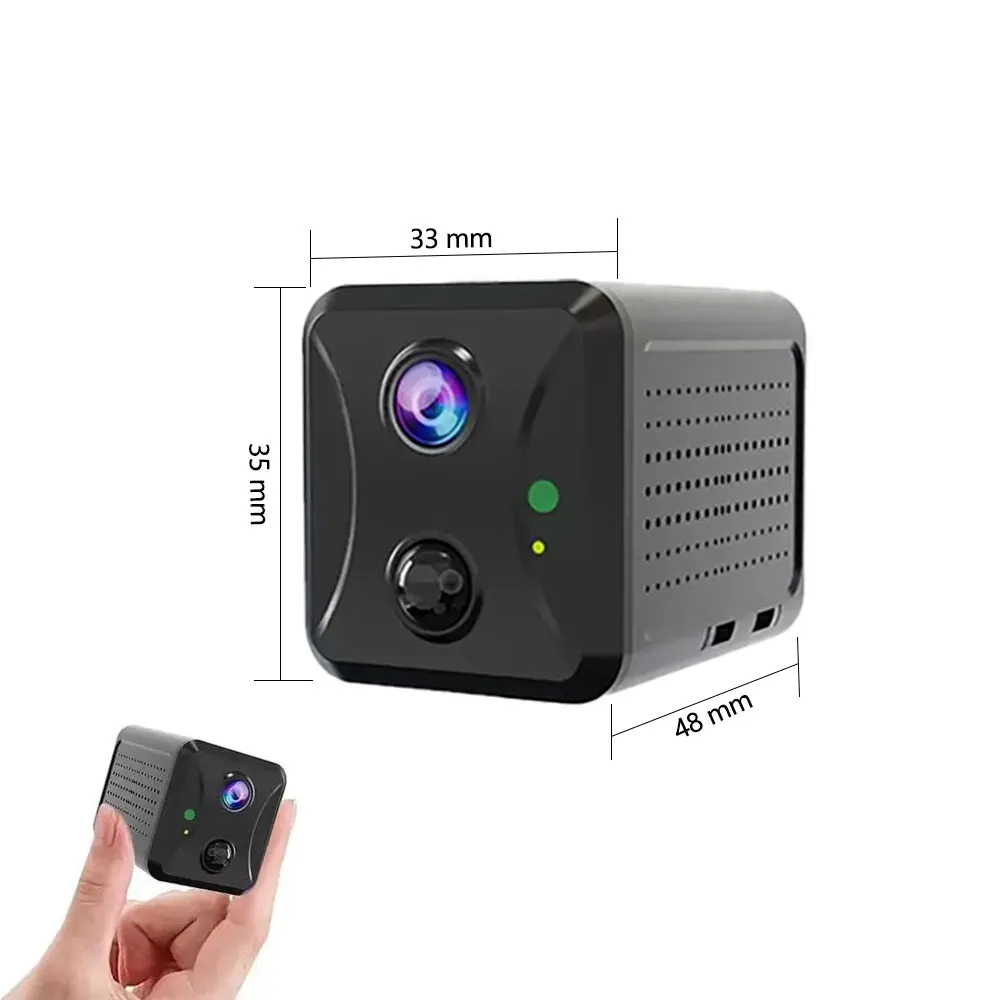 Cámara CCTV Ubox 5MP 4G tarjeta Sim o Wifi cámara de vigilancia del hogar intercomunicador PIR detección infrarroja Mini cámara IP de seguridad para
