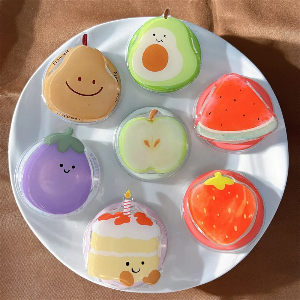 

Cute Fruit Strawberry Avocado Magnetic Holder Grip Tok Griptok Phone Stand Holder Support for IPhone 17 for Pad Magsafe Smart To