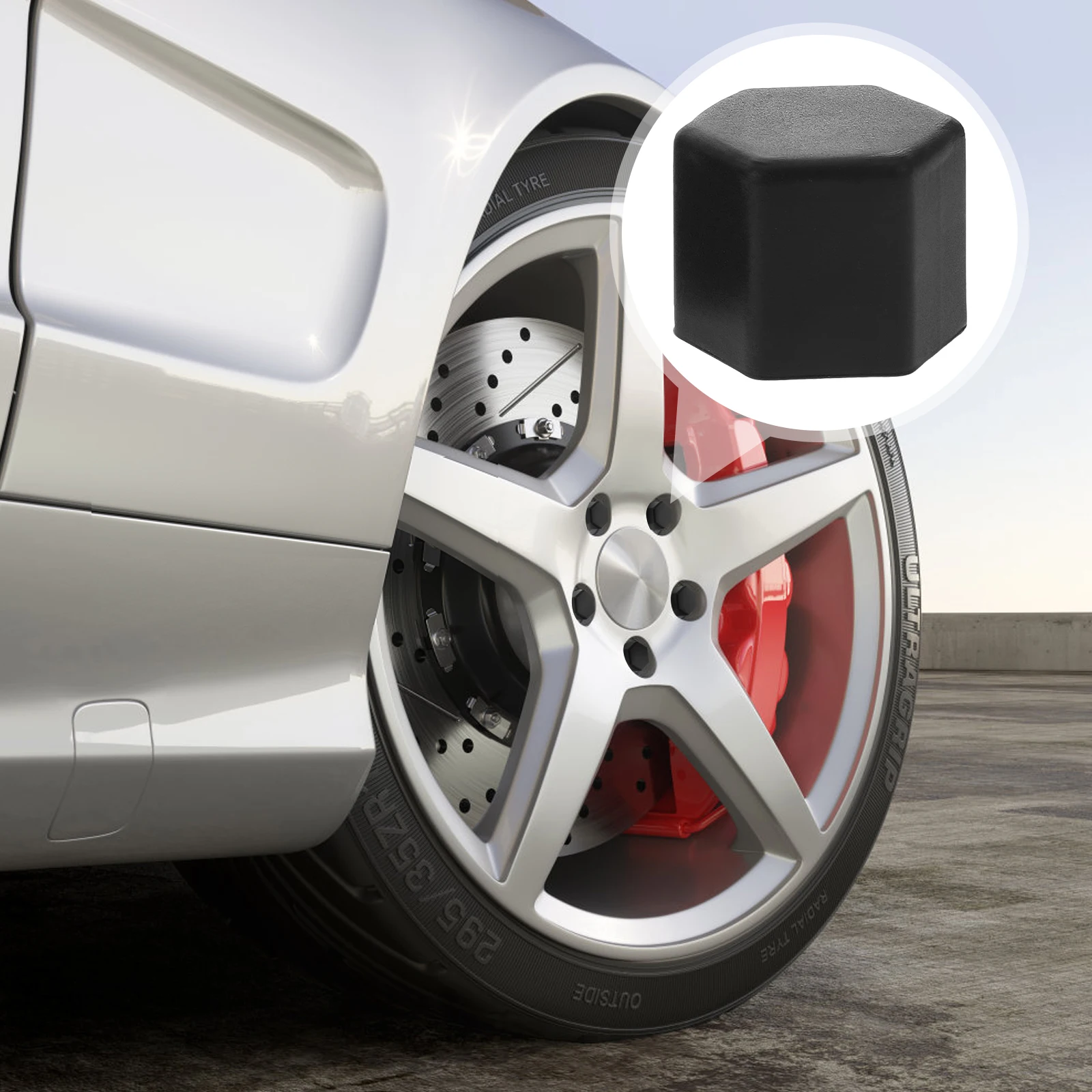 

20pcs Car Screw Caps Silicone Tire Bolt Covers Wheel Lug Replacement Mini Caps Vehicle Decor Durable Secure Fit Universal Easy