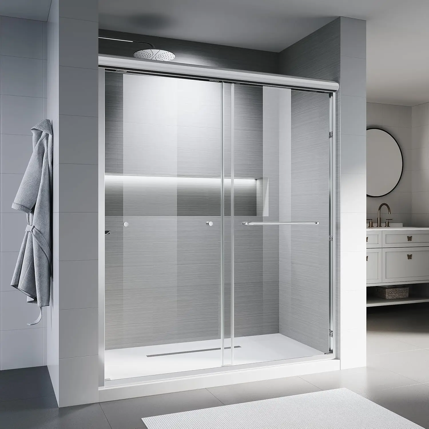 Sliding Shower Door 56-60