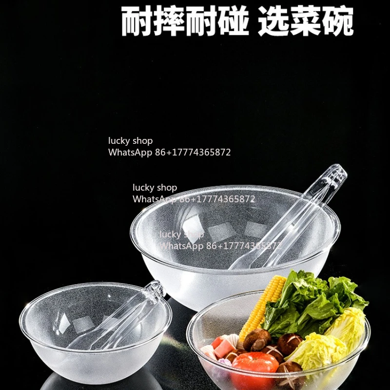 Vegetable Selection Basin Round Plastic Vegetables Anti-drop