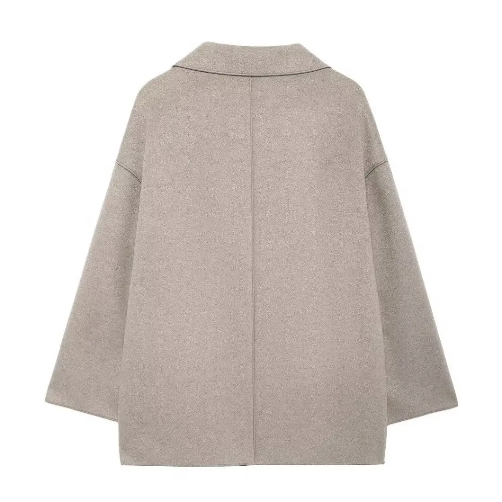 

Fashion Joker Women's Double-sided Woolen Jacket Autumn High-end Style A35529
