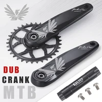 KRSEC-manivela ultraligera para bicicleta de montaña, eje DUB de 28,9mm de diámetro, juego de bielas para bicicleta de montaña de 170mm, instalación recta de 3 clavos para Enduro