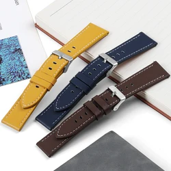 Leather Straps 20mm 22mm Quick Release Watchbands Soft Bracelet Universal Replacement Wristband for Man Woman Watch Accessories