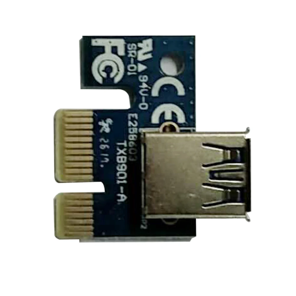 

Карта Riser PCI Express от 1X до 16X USB 3.0 SATA 15-контактный на 4-контактный для майнера BTC