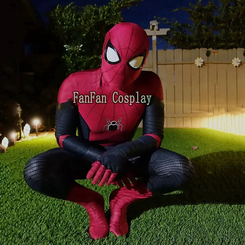 

Darker Color Far From Home Spider Costume Halloween Zentai Cosplay Suit 3D Print Halloween Costume Bodysuit Cosplay suit