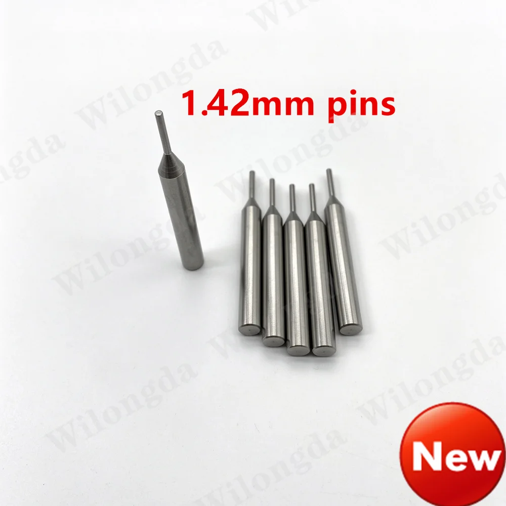 5 pieces Goso 1.42mm/1.56mm pins for Flip Key Dismounting Pin Remover for Flip Key Fixing Tool
