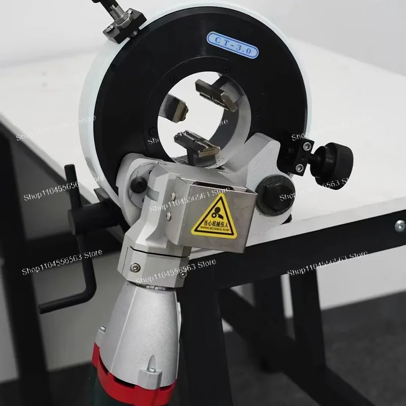 6.5 inch planetary pipe cutter, sanitary grade stainless steel pipe, clean pipe