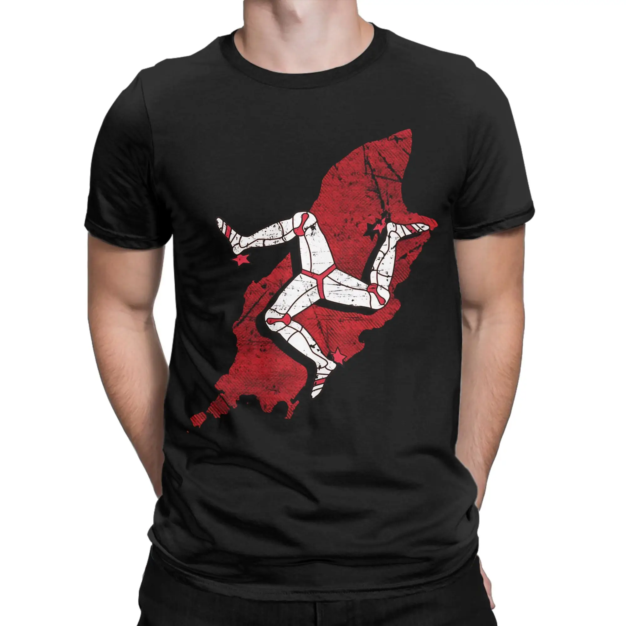 Motorcycle Sport Isle of Man TT Races  T Shirt  Harajuku T Shirts Short-Sleeve Y2K Funny Tops Summer Cotton Oversized Tees