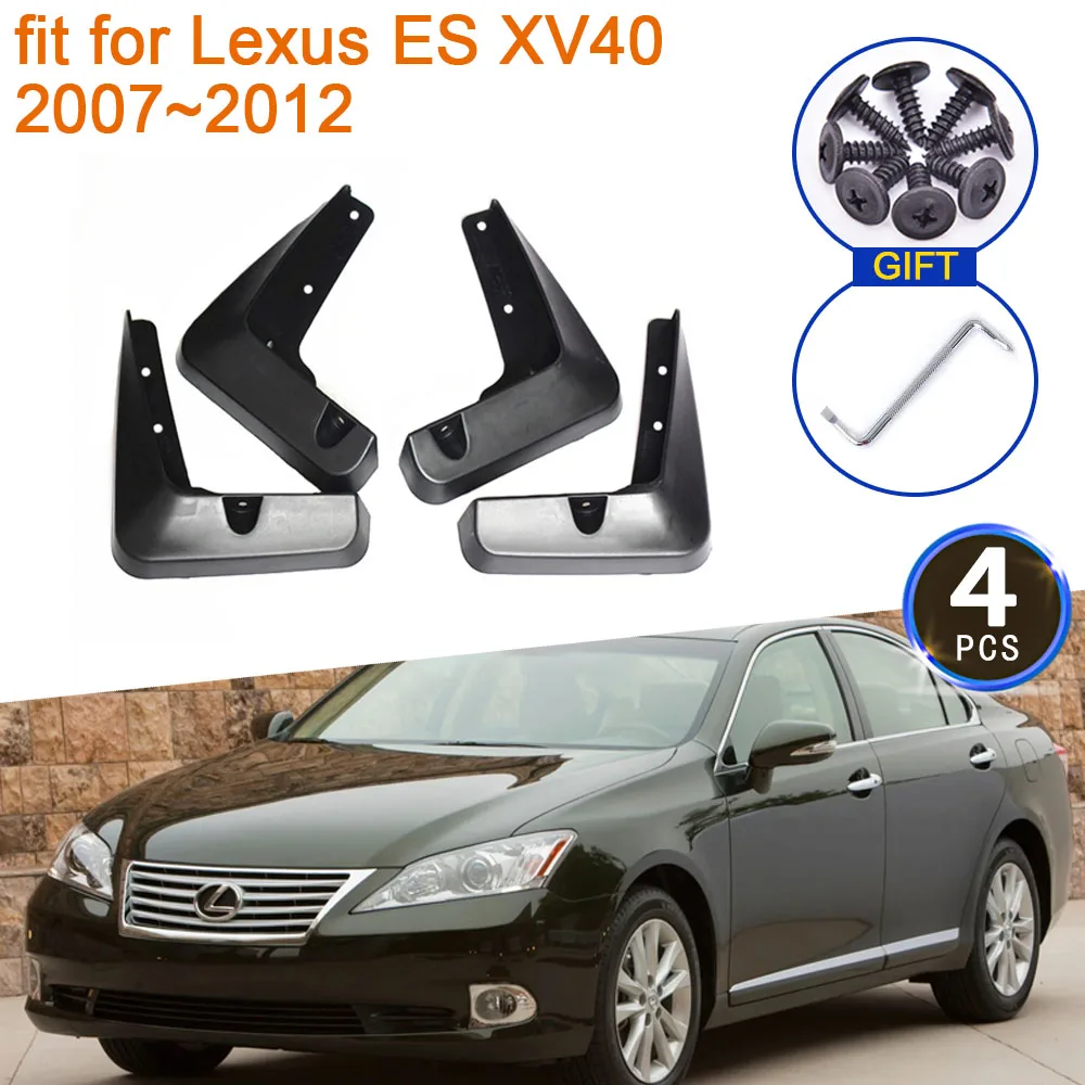 For Lexus ES XV40 2007 2008 2009 2010 2011 2012 Lumpur Flap Pelindung Cipratan Lumpur Spatbor Suar Roda Belakang Depan Aksesor