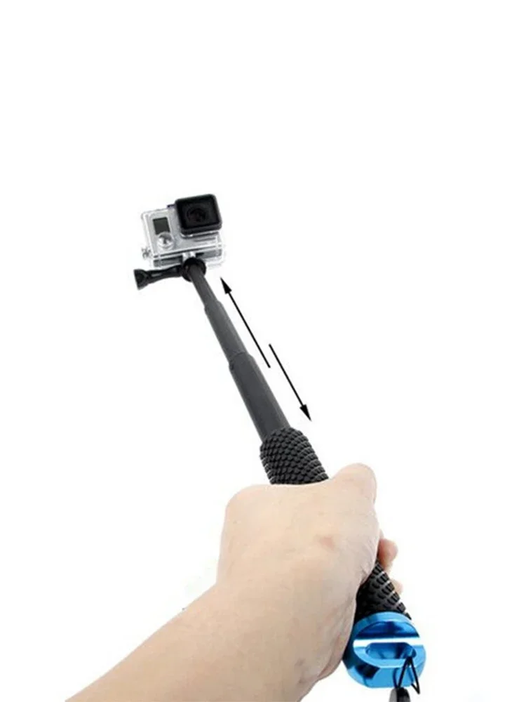 Palo de Selfie antideslizante para Cámara de Acción, varilla larga de aleación de aluminio, longitud de hasta 92cm, para GoPro Hero 11, 10, 9, SJCAM, AKASO, EKEN, Insta360