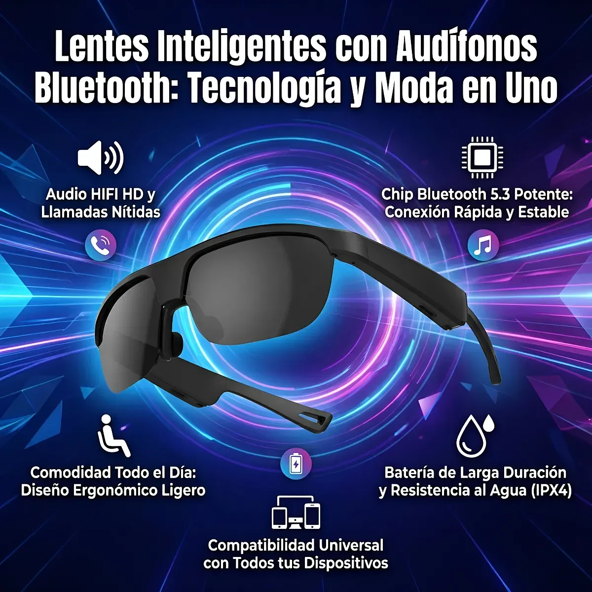 Smart Glasses Lens - Lenovo Smart Glasses 2026 New AI