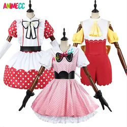 ANIMECC XS-2XL Hoshino Rubii Cosplay Dress Wig Anime Oshi No Ko Ruby Cosplay Stage Costume Halloween Party Outfits for Women