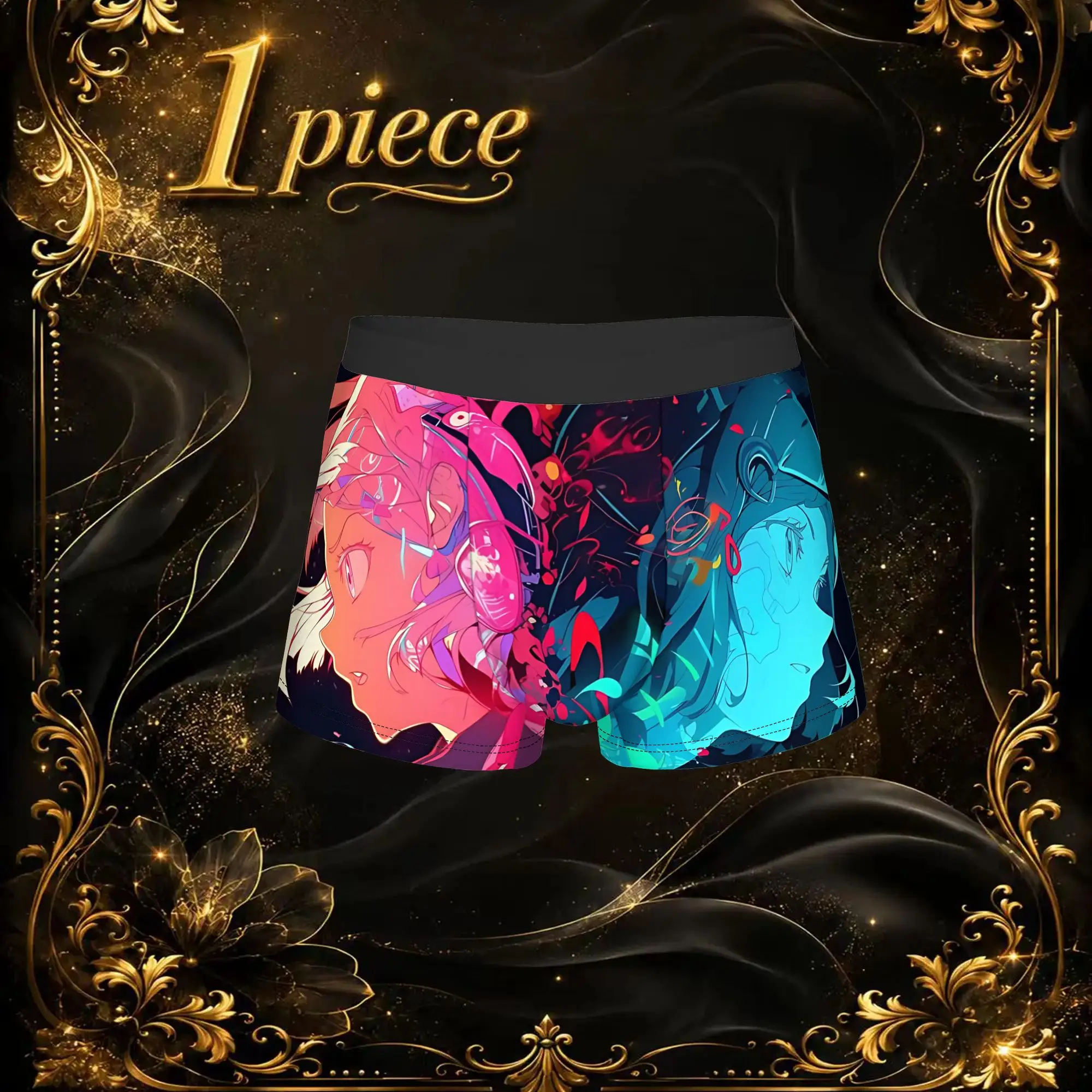 Popular Anime Game Theme Of Romance Girls boxers  adults 18 plus Underpants Homme Panties Men's Underwear Comfortable Shorts