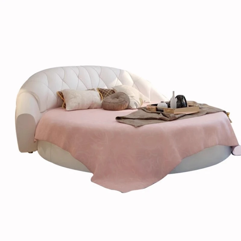 Classic Relax Bed Nordic Modern Minimalist Design Bed Aesthetics Comfortable Safe Luxury French Wood Cama Casal Home Furniture