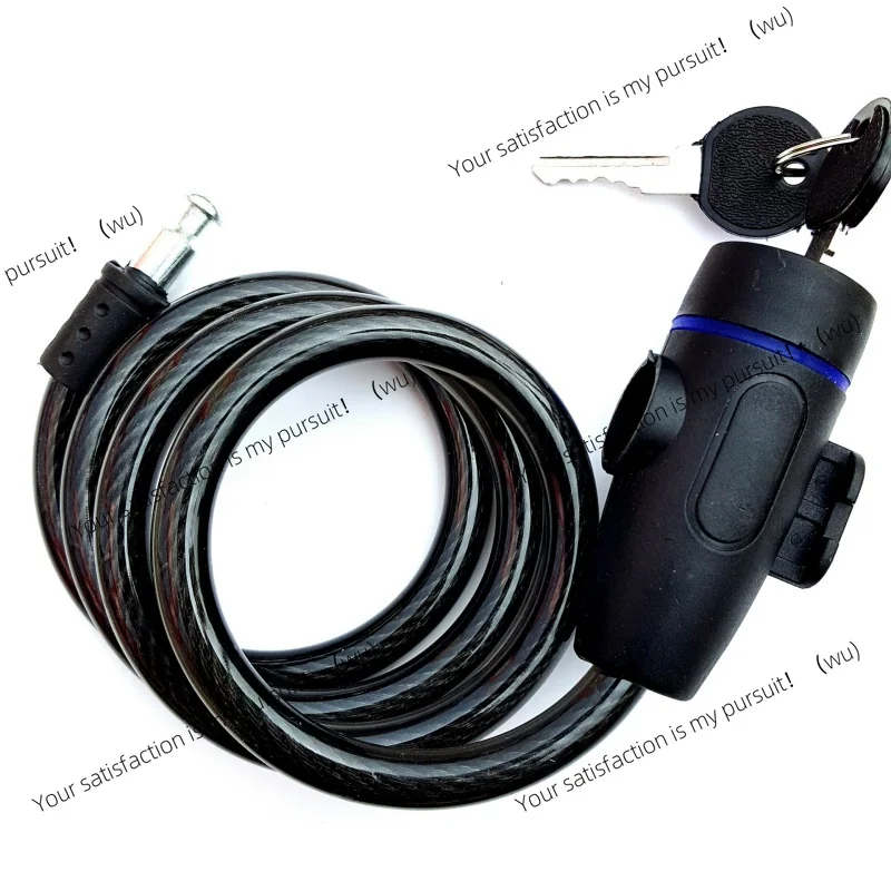 Heavy duty bicycle chain lock 80cm metal anti-theft, with 2 keys