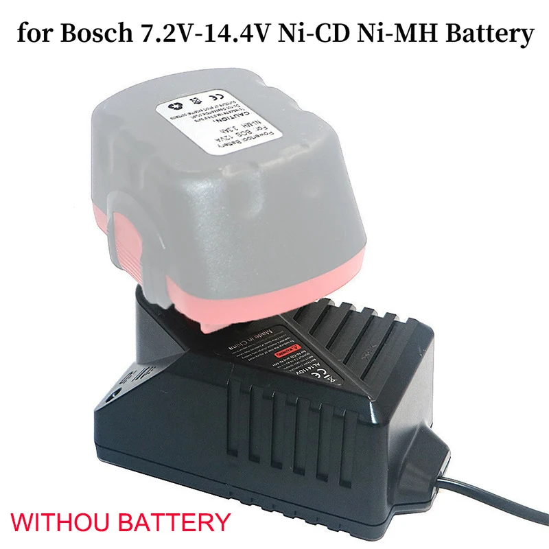 New For Bosch 7.2V/GSR9.6/12V/14.4V Fast Battery Charger Adapter NI-MH NI-CD AL 1411DV GSR7 2-2 GSR 9 6-2 GSR 12-2 GSB 12-2
