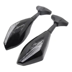 Rearview Mirrors With Turn Signals LED For Suzuki Katana 600/750 GSX600/750F 1998-2007 1999 2000 2001 2002 2003 2004 2005