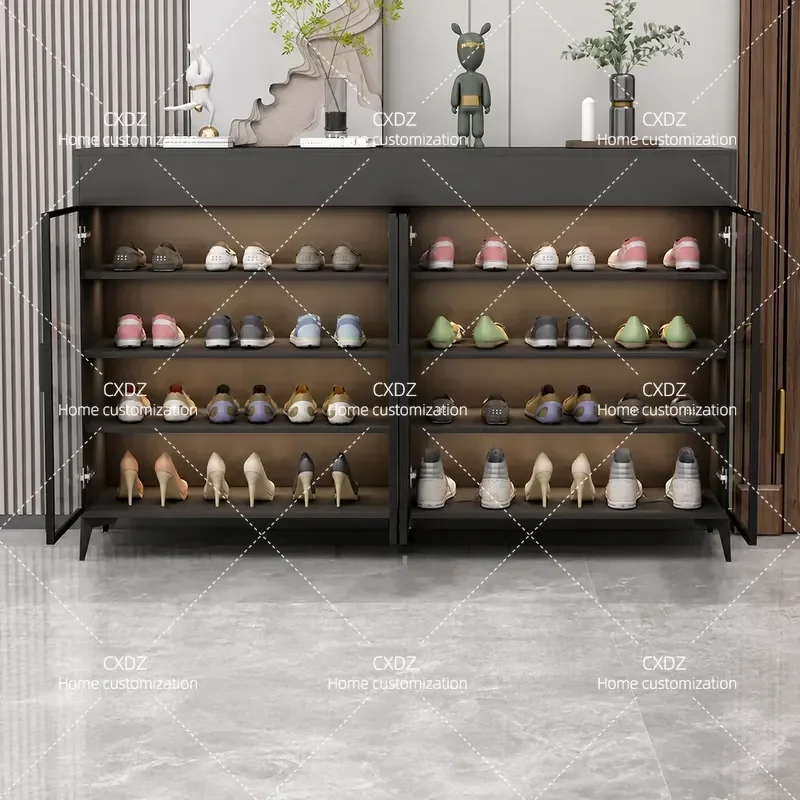 Large Capacity Shoe Cabinet with Drying and Disinfection Function Deodorizing Storage Rack for Home Entrance Foot Therapy