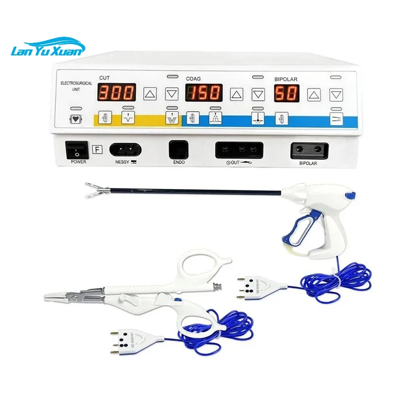 Bipolar Surgical High Frequency Electrocautery Electrosurgical Cautery Machine