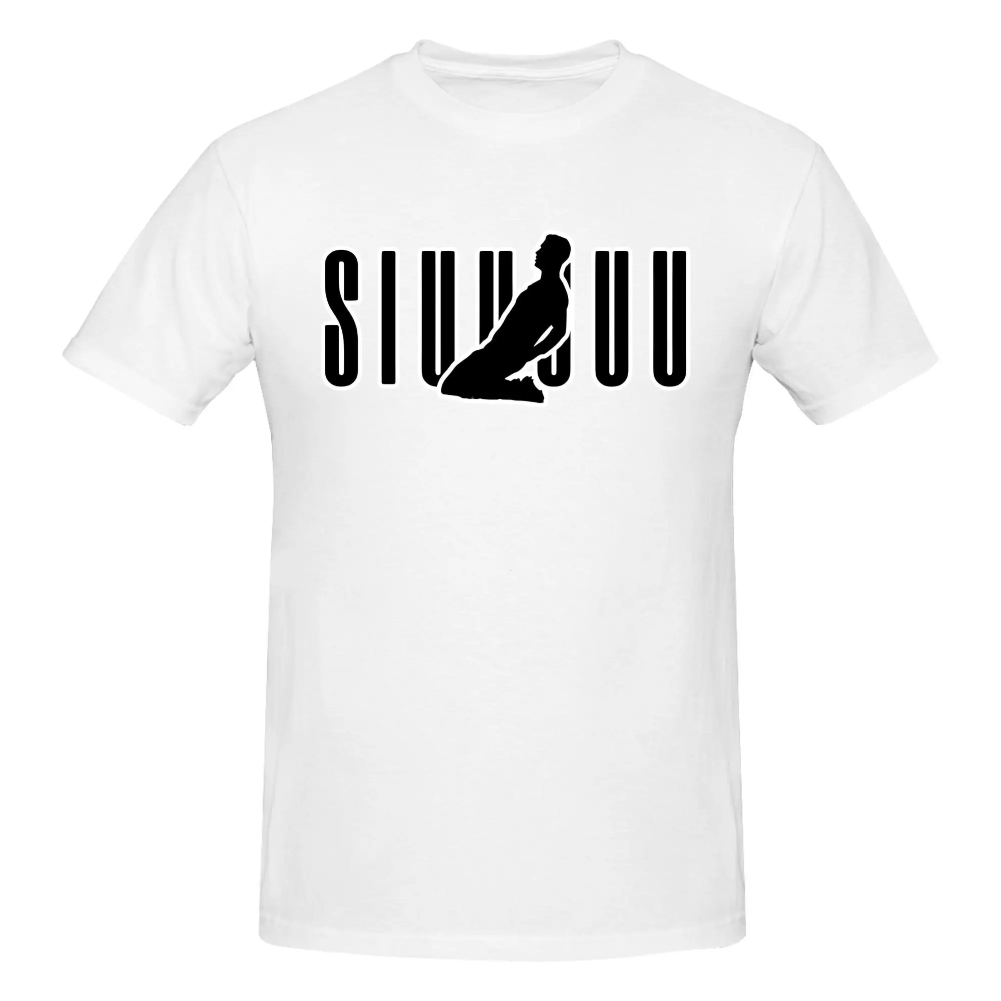 Siuuu CR7s T-Shirt for Men Women Cristianos Ronaldos Vintage Cotton Tee Shirt Round Neck Short Sleeve T Shirt Gift Idea Clothes