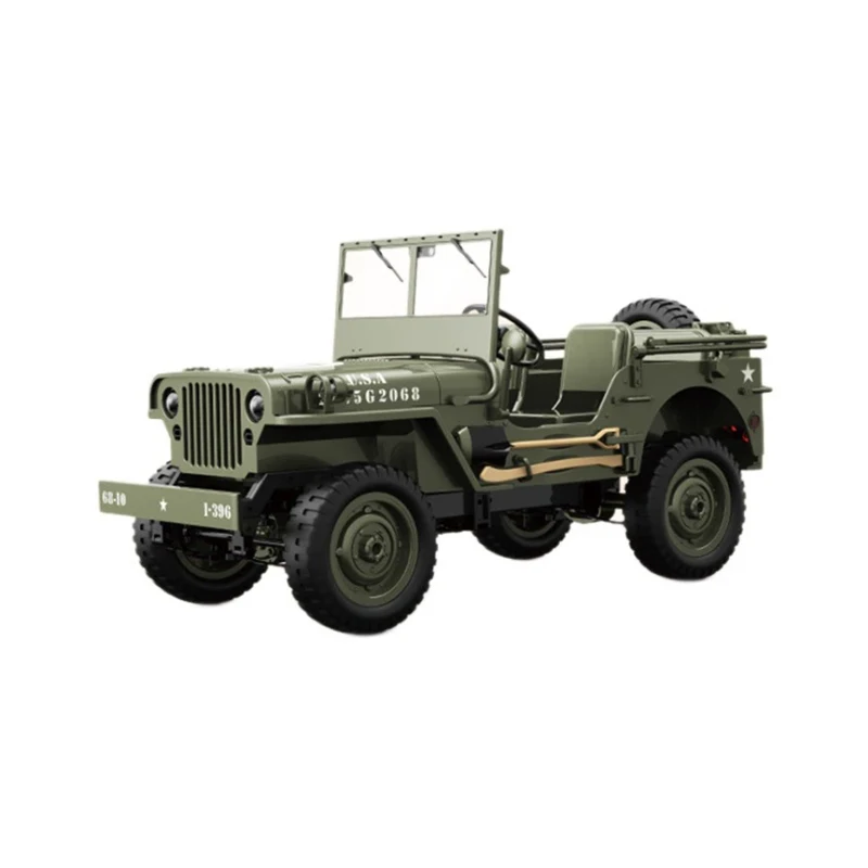 Neues C8815 RC CAR 1:10 Simulationsmodell 2,4G Willis Jeep Geländewagen Kriegstransportfahrzeug 4WD Crawler Spielzeug Geschenke