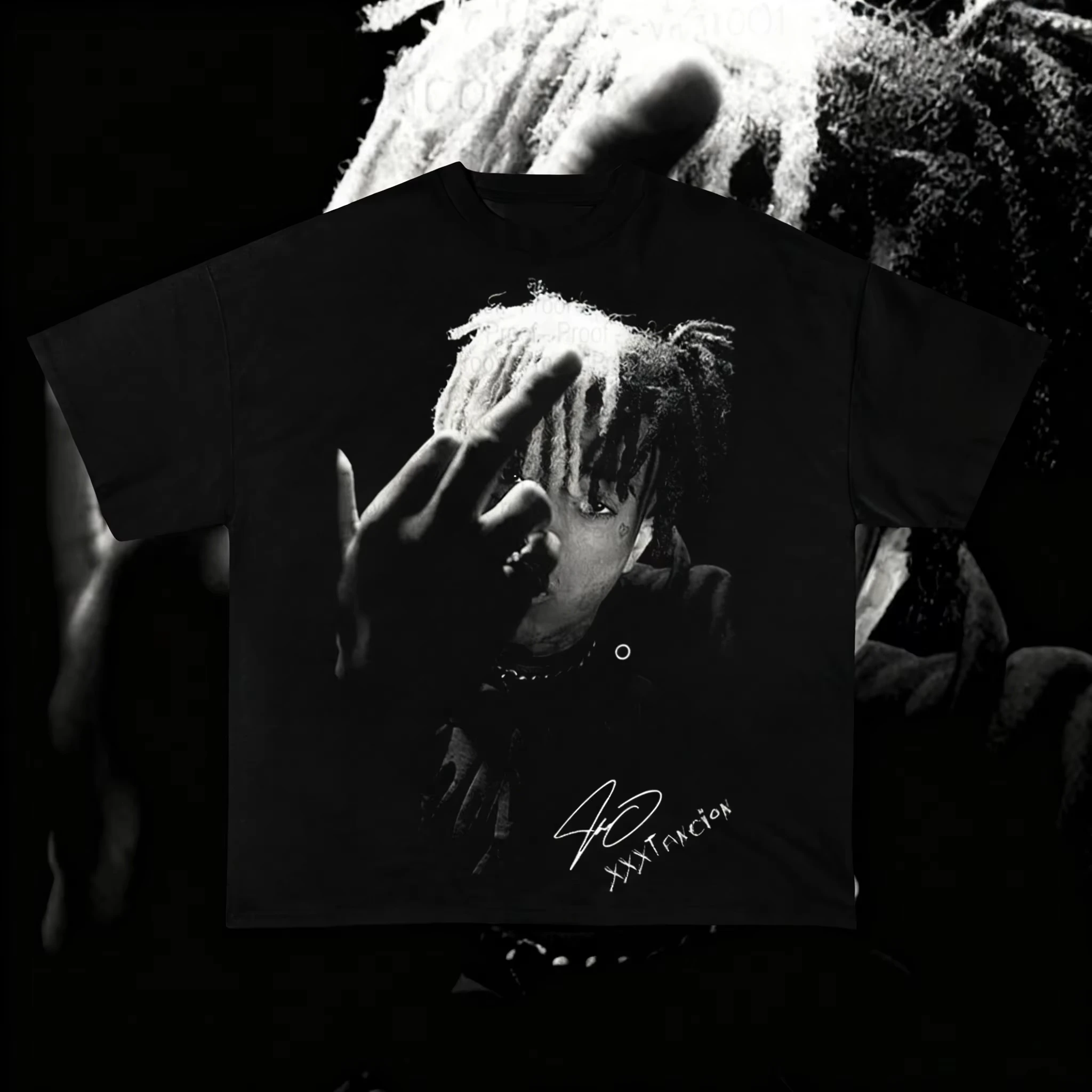 

2026 Y2k Summer Vintage XXXTENTACION Graphic Cotton Printed Rapper Hip-hop T-shirt Unisex Women Men's Breathable Casual