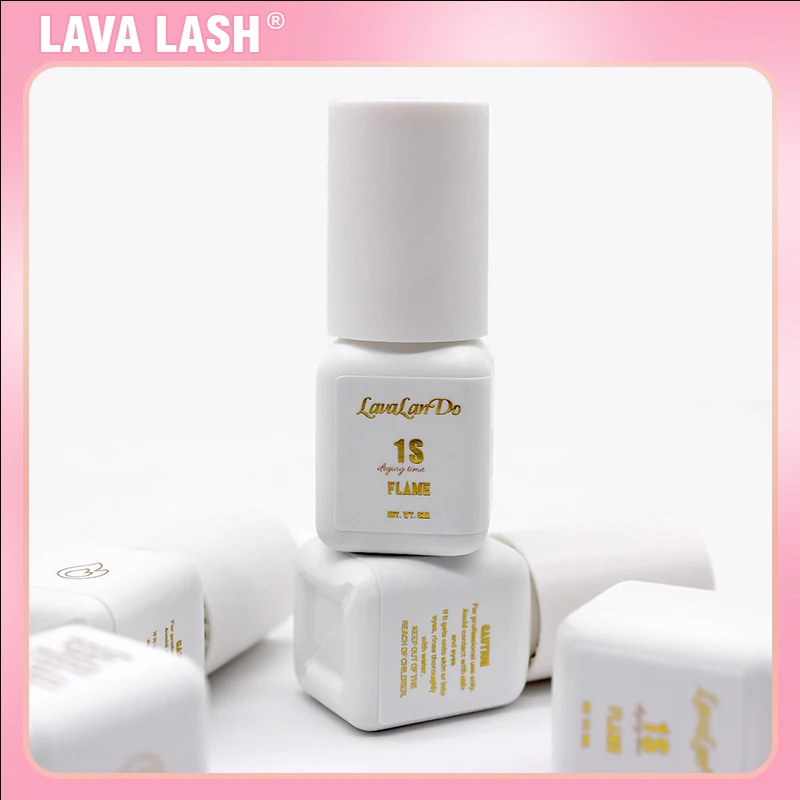 Lavalando colla Lava Lash per extension ciglia forniture 1S White Korea adesivo Beauty Shop strumento di trucco duraturo fiamma ad asciugatura rapida