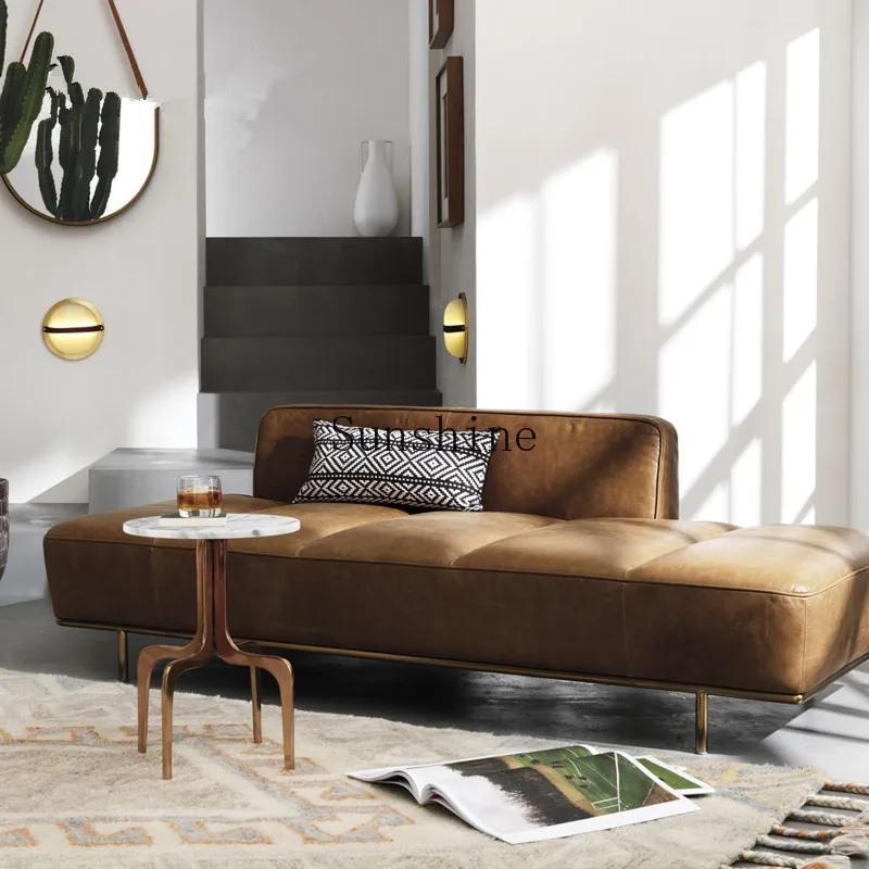 

American light luxury concubine chair stainless steel leisure sofa Nordic bedroom balcony beauty couch