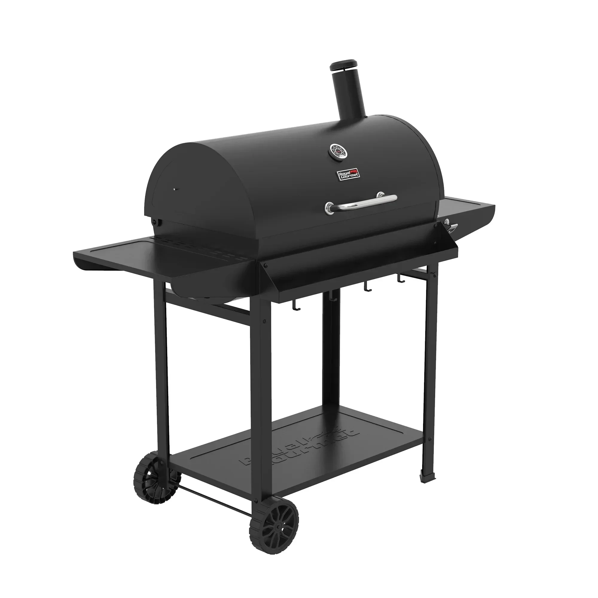 

30" Barrel Charcoal Grill,Convenient Storage,Adjustable Heat,Durable Construction