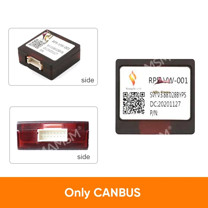 16PIN Car Radio Canbus Box For VW VW/Jetta/Passat/B567/Touran/Golf/MK5/6/Tiguan/Skoda Seat Car Decoder Adapter RP5-VW-001