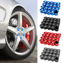 17mm Car Wheel Nut Caps Protection Covers For Ford Focus 2 3 Fusion Mondeo 4 Kuga Chevrolet Cruze Lacetti Aveo Accessories